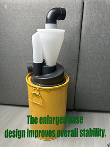 2.5 ''pemedor chế biến gỗ đôi lọc Cyclone bụi Collector DIY tăng áp lọc công nghiệp tách bụi Bộ sưu tập - Product Image 5