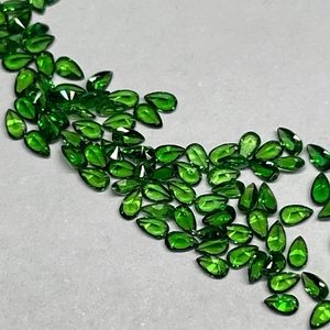 4x6mm Pear Cut Natural Gemstone Diopside <b>Stone</b> Green <b>Gems</b> for Jewelry Making - Product Image 4