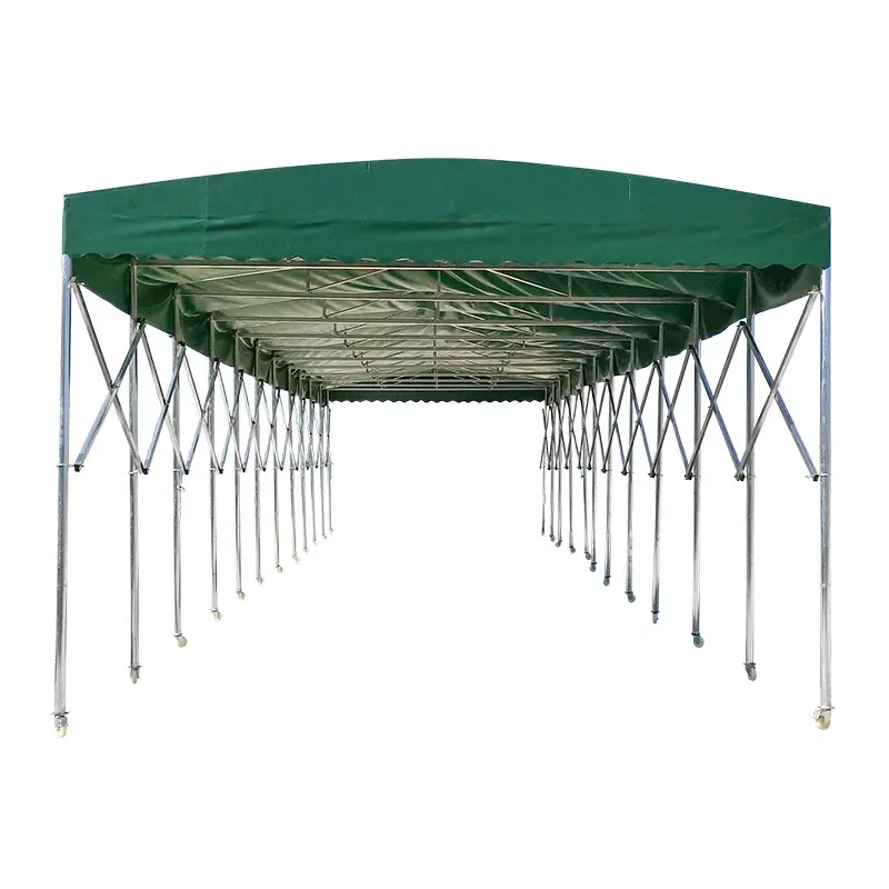 Buiten Algemene Parkeergarage Gebruik Intrekbare Luifels Garage Push En Pull Evenement Opslag Carports Tent Tent