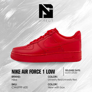 Nike <span class=keywords><strong>Air</strong></span> <span class=keywords><strong>Force</strong></span> <span class=keywords><strong>1</strong></span> Low '07 Lv8 <span class=keywords><strong>1</strong></span> '<span class=keywords><strong>Triple</strong></span> Rouge' Chaussures de sport décontractées pour hommes, baskets de créateur, livraison directe - Product Image 6