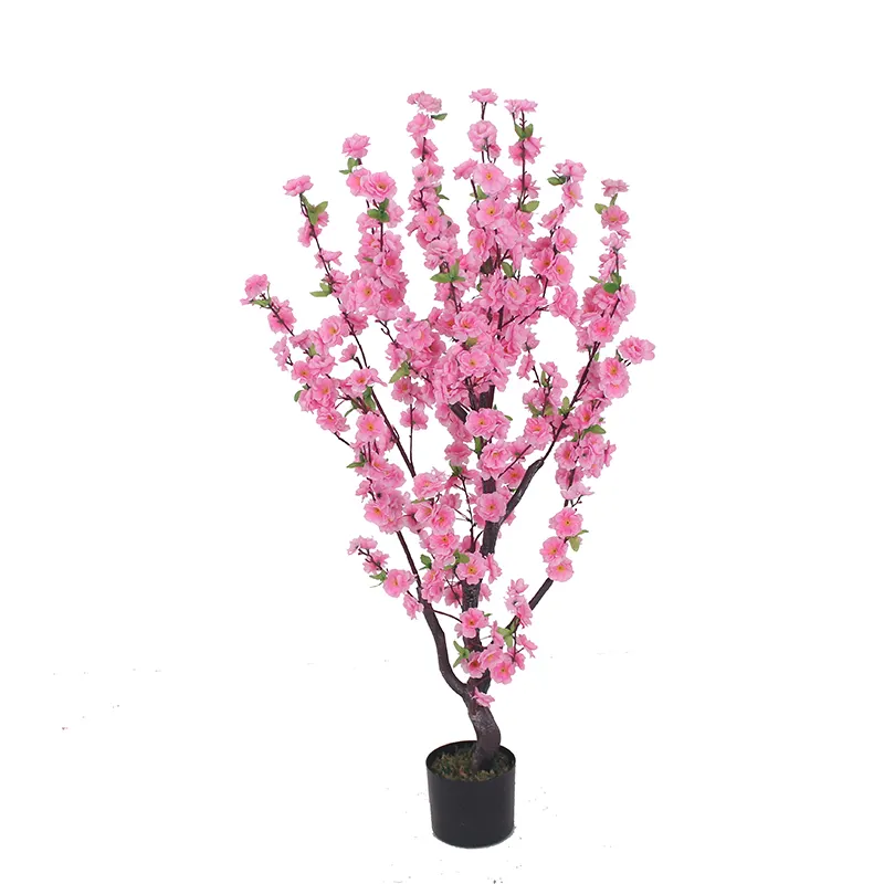 Artificial peach blossom tree for weeding home decoration cheap artificial tree for sale