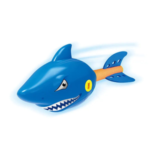 Nouveauté <span class=keywords><strong>en</strong></span> plein air intéressant <span class=keywords><strong>fusée</strong></span> lancement mousse jeux de sport requin volant missiles lanceur lancer enfants jouets - Product Image 1