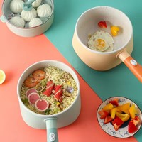 Cuisinière électrique mini multifonction en acier inoxydable, cuiseur à riz et à nouilles, pour la maison, le dortoir, la cuisine des étudiants