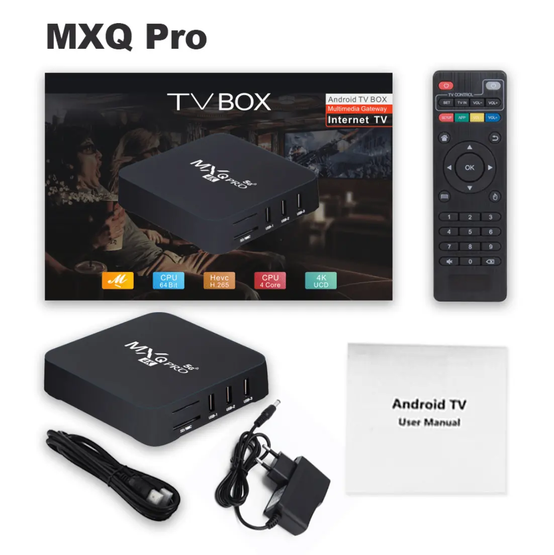 2023 스마트 셋톱 박스 안드로이드 7.1 10 시스템 MXG PRO 록칩 RK3228 1GB 8GB 4K 60fps HD 3D 2.4G 와이파이 100M TV 박스