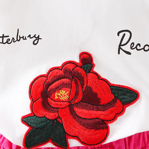 Conjuntos de Ropa para Bebé Niña, Camiseta Blanca con Mangas Cortas y Pantalones Cortos China Rose - Product Image 4