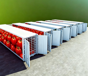 Système de culture hydroponique commercial Skyplant pour légumes à feuilles vertes, ferme verticale en conteneur, système de culture en conteneur maritime pour la laitue - Product Image 1