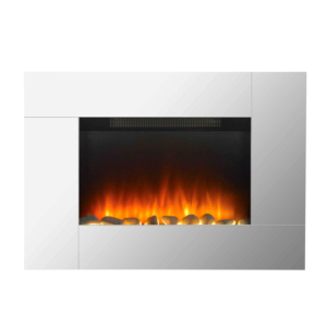 Caminetto Elettrico Decorativo da Parete con Effetto Fiamma Realistico, Quadrato, Premium, LED Regolabile, per Casa e Hotel - Product Image 1
