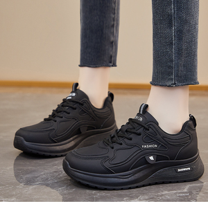 ZEYOE Zapatos Deportivos y para Caminar para Mujer, Estilo Coreano, Primavera 2026, Transpirables, con Suela Gruesa de PU, con Cordones - Product Image 4