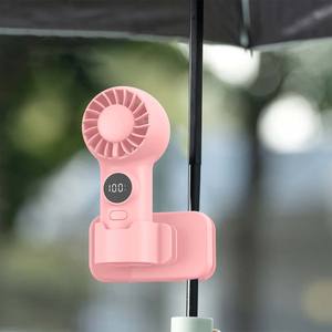 Nouveauté Ventilateur portable à main haute vitesse 100 réglages de vitesse Clip sur bureau/parapluie/<span class=keywords><strong>sac</strong></span> à <span class=keywords><strong>dos</strong></span> Mini ventilateur de poche rechargeable par USB - Product Image 1
