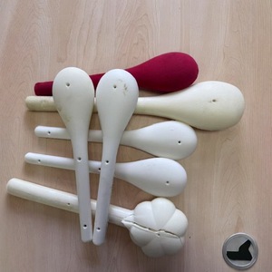 Martillo de masaje tipo hueso, blanco, de una sola cabeza, mecánico, para cuello, cintura y caderas - Product Image 1