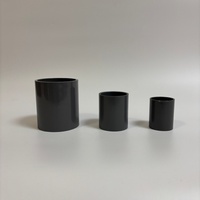 Raccord de tuyauterie UPVC à souder, connecteur droit PVC-U PN16 pour projets de plomberie d'eau potable et de piscines