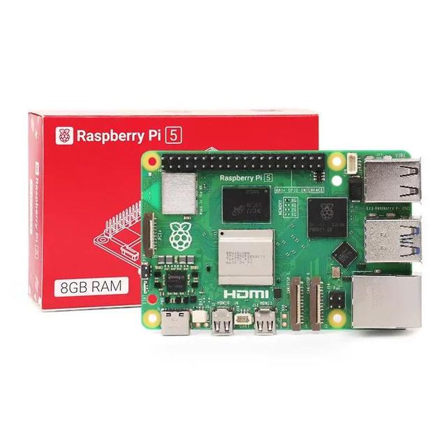 New Original Raspberry Pi 5 Development Board 4GB/8GB RAM BCM2712 Linux Computer with AI Kit 8GB Model