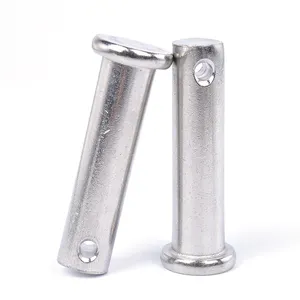 China Factory Stainless steel U-shaped pin flat head pin with hole customized as non-standard