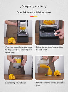 家用酒店重型搅拌机变速手动搅拌机厨房家用电器光滑新鲜榨汁机 - Product Image 3