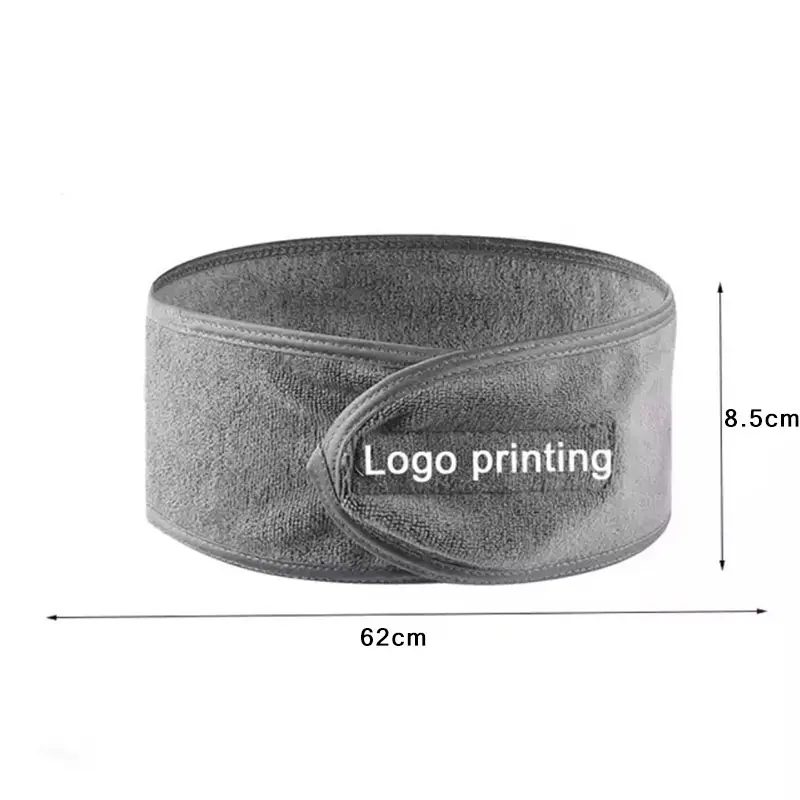 메이크업 얼굴 도매 수건 랩 머리띠 수 놓은 목욕 탄성 소녀 스파 머리띠