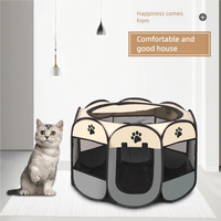 Grande tente pliable pour animaux de compagnie, niche extérieure pour chat, lit pour chien, maison avec motif animal, tente pour chat, niche pour animaux de compagnie