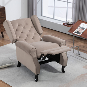 Sofá Reclinable de Terciopelo con Estructura Metálica Moderna a <span class=keywords><strong>Precio</strong></span> Favorable, con Funciones Ajustables para Sala de Estar - Product Image 3