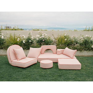 Hodon di alta qualità esterno a righe comodo divano cuscino con diverse forme, liberamente combinato Set - Product Image 4