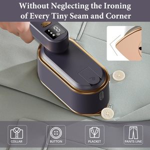 Machine à <span class=keywords><strong>repasser</strong></span> portable 110V 220V 1200W Vapeur de vêtement 150ML Machine à <span class=keywords><strong>repasser</strong></span> électrique portable à vapeur 3 vitesses Machine à <span class=keywords><strong>repasser</strong></span> pliable - Product Image 2