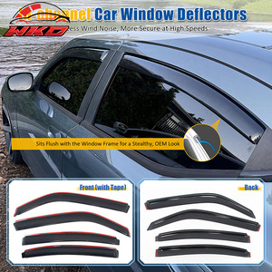 Déflecteurs de vitres en acrylique pour Dodge Charger 06-10, protection contre la pluie - Product Image 2
