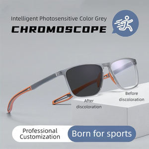 Nuevo espejo fotocromático UV400 Anti luz azul <span class=keywords><strong>gafas</strong></span> ultraligeras TR90 deportes al aire libre <span class=keywords><strong>gafas</strong></span> marco moda ordenador <span class=keywords><strong>gafas</strong></span> - Product Image 2