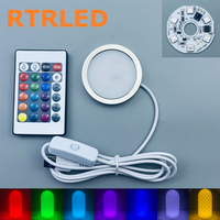 Lampe LED USB pour imprimante 3D, kit d'éclairage Bambu Lab 001, lampe ronde LED Bambu Lab Mini/X1E avec prise pour imprimante 3D