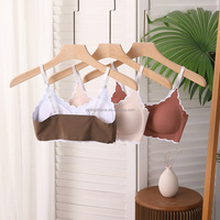Soutien-Gorge Rembourré Sans Armature, Anti-Affaissement et Sans Couture, Confort Optimal, Bretelles en Fil, Haut pour Femme - Vente en Gros