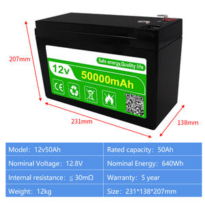 Pin lithium ion LiFePO4 <span class=keywords><strong>v</strong></span>ới gói hệ thống năng lượng mặt trời BMS 12V 50Ah 100Ah <span class=keywords><strong>120Ah</strong></span> 150AH 200AH - Product Image 4
