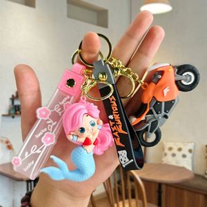 Customized Cartoon <b>Creative</b> Keychains Cute 3D Astronaut Figurinessoft Rubber Accessories and Pendants - Product Image 5