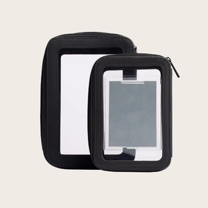Du Lịch Trong Suốt Không Thấm Nước Túi Mỹ Phẩm Biểu Tượng Tùy Chỉnh Túi Vệ Sinh Cá Nhân Cho Phụ Nữ Da Túi Vệ Sinh Cá Nhân - Product Image 3
