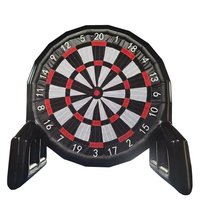 Cible de tir gonflable de football pour la location commerciale, jeu de fléchettes de football gonflable pour le divertissement sportif