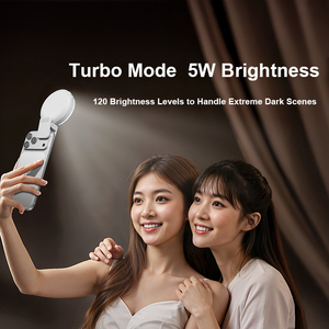 UFO RGB Fill Light with 360. Flexible Adjustment Dual-Mode Warm & RGB Lighting Soft Diffusion Portable for Vlog and Portraits - Product Image 2
