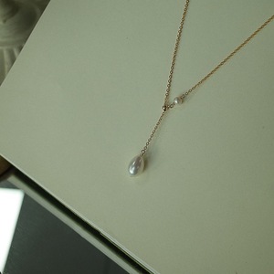 Collar de Perlas en Forma de Gota con Diseño en Y para Mujer, Estilo Lujoso de Instagram, Cadena para Clavícula con Diseño Exclusivo, 2021 - Product Image 3