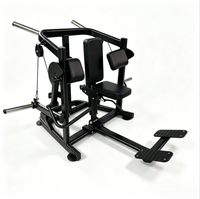 Machine à curls biceps assis en acier, équipement de gym commercial du fabricant chinois, avec caractéristiques de sécurité, réglable et durable pour les bras