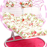 Chaise longue double en rotin PE et métal, style moderne, avec repose-pieds, pour patio, jardin, cour, balcon, chambre – Offre spéciale