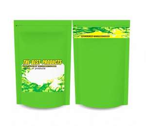 Sacs en plastique personnalisés à faible MOQ avec fermeture éclair pour emballage alimentaire et café, impression numérique sur mesure, pochettes <span class=keywords><strong>Mylar</strong></span> à fond plat - Product Image 3