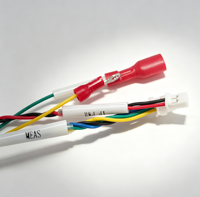 Câble de raccordement personnalisé OEM avec connecteur JST multipin, faisceau de câblage interne à bornes annulaires multi-branches