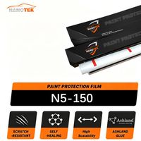 Film de protection de peinture auto-cicatrisant transparent TPU PPF haute brillance anti-jaunissement 7,5 mil 1,52 m x 15 m pour carrosserie automobile