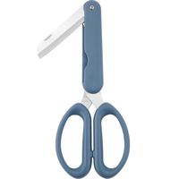 Ciseaux de cuisine multifonctionnels 2 en 1 en acier inoxydable avec couteau à éplucher pliable, lames détachables, ciseaux de cuisine pour la préparation des aliments