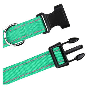 Venta al por mayor de lujo de entrenamiento de neopreno mascota perro de nailon <span class=keywords><strong>collar</strong></span> reflectante cómodo acolchado - Product Image 4