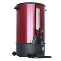 Bouilloire électrique à eau chaude de qualité hôtelière en acier inoxydable à double paroi, écologique, refroidie par glace, pour la restauration et le café