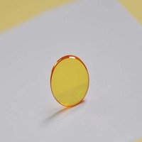 Tube Laser rond Transparent jaune ZnSe, lentille de mise au point, 150w, offre spéciale, importé