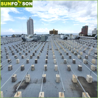 Kits de pinces de rail et d'accessoires de montage Supports de cadre de support de panneau solaire Montage sur le toit photovoltaïque Système PV à montage au sol