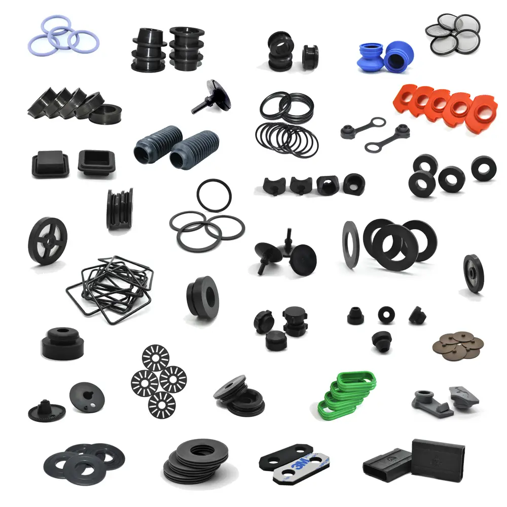 Custom Nonstandard Molded FPM FKM Automotive Rubber Parts Manufacturer Food Grade Silicone Rubber Part