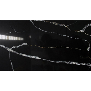Nhà máy Giá Nhân tạo thạch anh đen đá thạch anh nhân tạo với kết cấu tự nhiên tấm lớn calacatta bàn thạch anh - Product Image 5