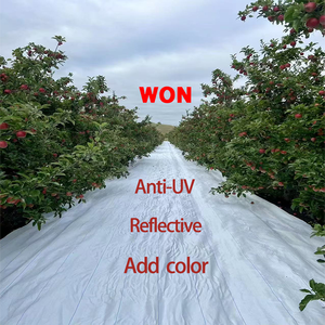 قماش جيوتكستايل أبيض عالي الجودة من مصنع WON، نسيج منسوج عاكس لمنع الأعشاب الضارة للزراعة، تصدير إلى اليابان - Product Image 4