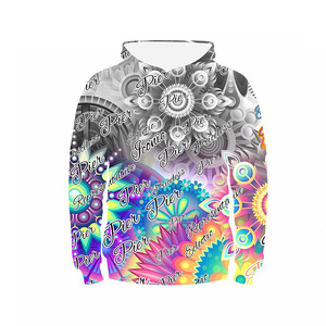 Sudadera con Capucha Personalizada con Estampado Completo, para Hombre, Corte Holgado, Transpirable, para Uso Diario, con Bolsillos - Product Image 5