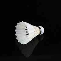 Volant de badminton en plumes de canard, classe 9, droit, hybride, 2 couches, liège, pour tournoi, professionnel, écologique, stable, OEM