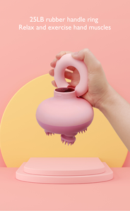 2022 Neuer Mechanischer 2-Gang-Einstellung <span class=keywords><strong>3D</strong></span> Tiefenmassage Vibrierender Leichtgewichtiger Mini-Körper Silikon-Kopf Kopfhaut-Massagegerät - Product Image 5