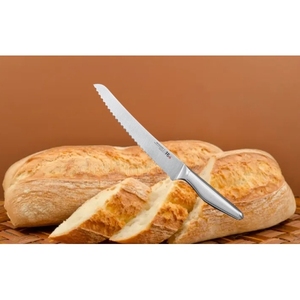 Coltello da pane SC ECOMMERCE in acciaio inossidabile italiano da 23 cm con impugnatura comoda, lama affilata e elegante confezione regalo - Product Image 2